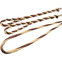 Flemish Twist B55 Recurve Bowstrings Earth Tone Series Traditional Bowstring for Recurve Bows Handcrafted for Quiet & Smooth Shooting Performance