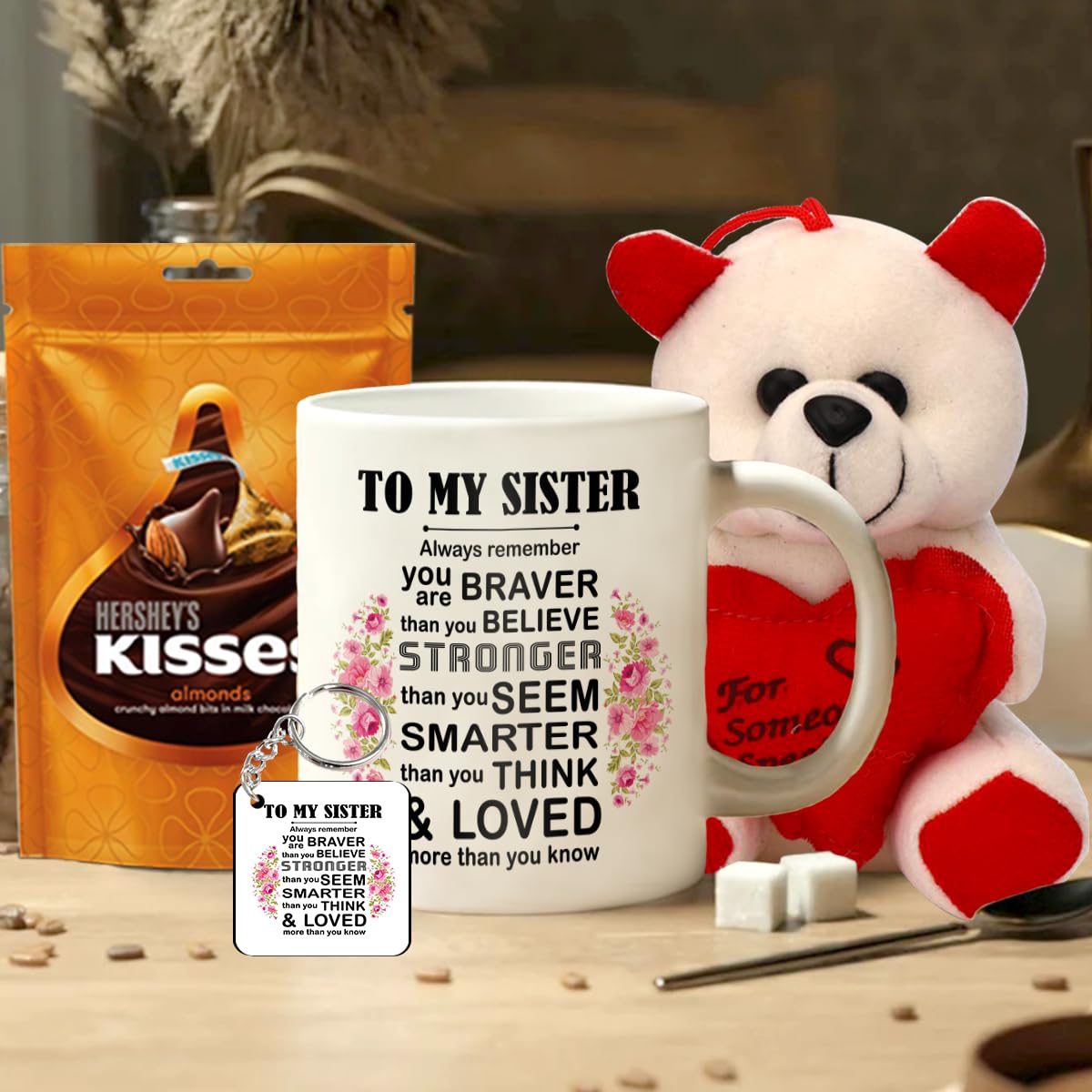 SKYTRENDS Chocolate Rakhi Gift for Sister || Chocolate combo || Chocolate gift pack Printed Coffee Mug, Teddy, Chocolate, Keychain-04 (B0D9NFP2GG) Amazon Price History, Amazon Price Tracker