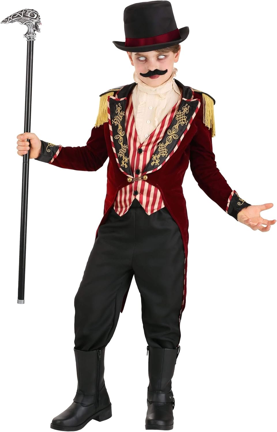 Fun Costumes Scary Boy's Ringmaster - Small - Image 2