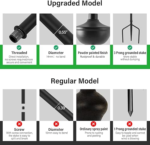 ZSZMFH Home Garden - Juego de 6 antorchas de metal para exteriores, gran capacidad de 23.5 onzas, antorchas de citronela mejoradas de 55 pulgadas