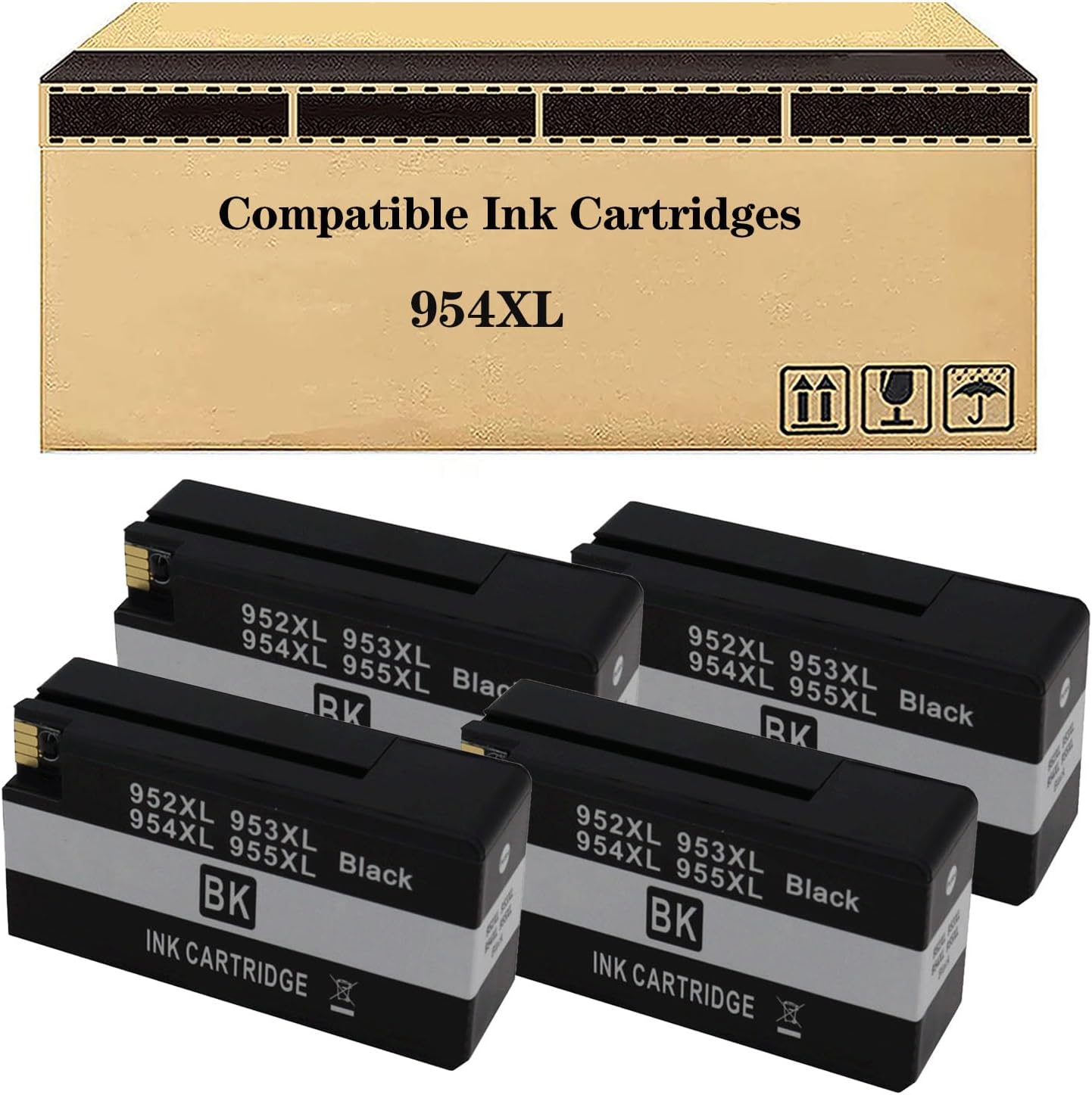 4pk 952xl Inchiostro Compatibile Per OfficeJet Pro 7740 8210 8216 - Foto 13