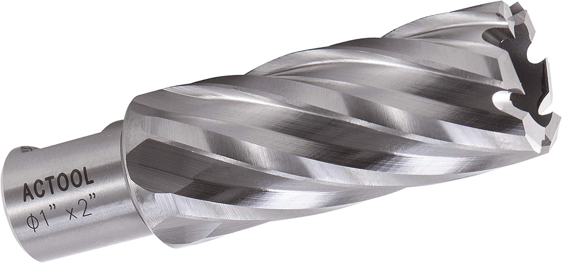 1" Diameter × 2" Depth of Cut HSS ANNULAR Cutter with 3/4'' Weldon Shank