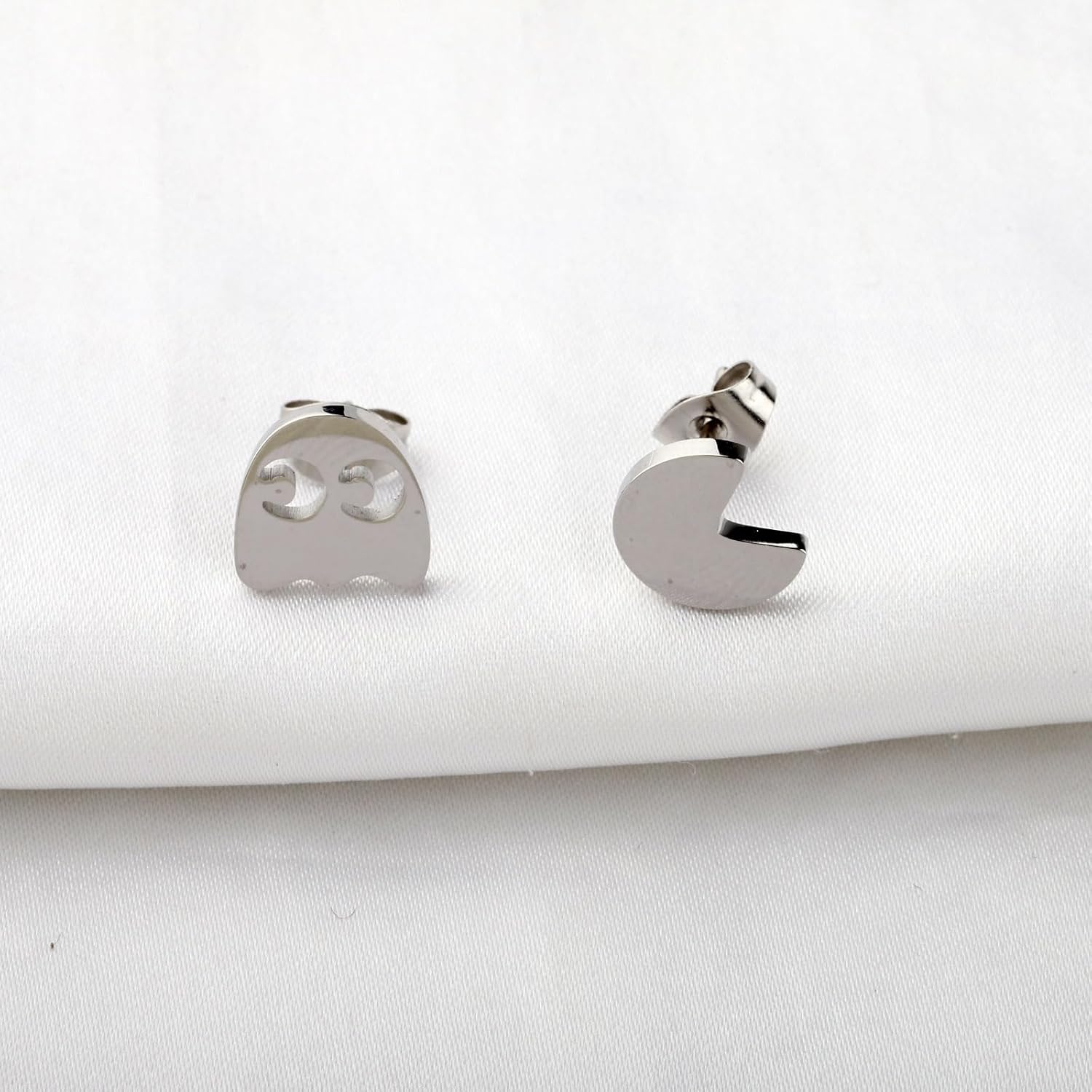 CENWA Video Game Jewelry Stainless Steel Video Game Character Earrings Gaming Gifts Earrings