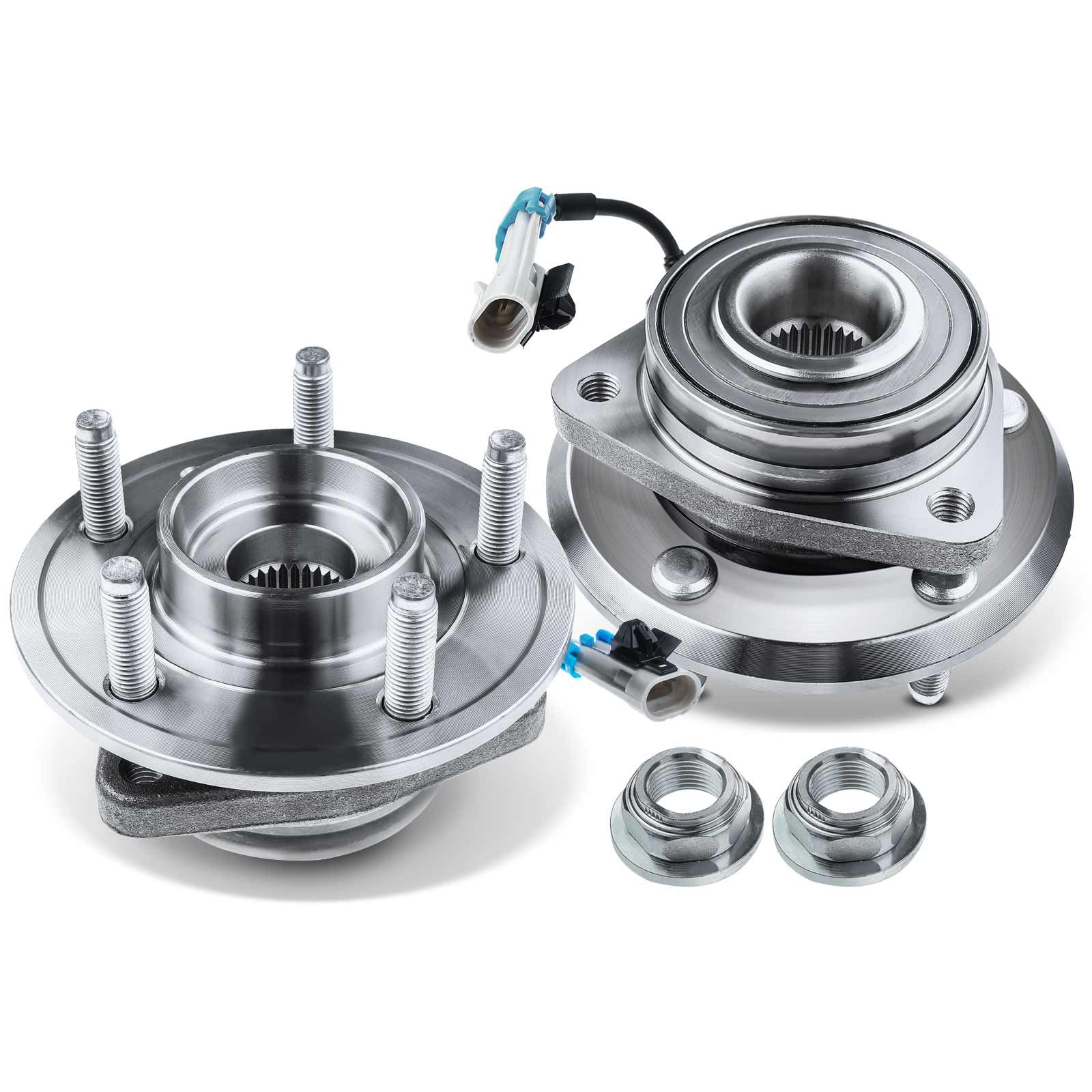 Frankberg Kit de 2 rodamientos de rueda delantera con sensor de cable ABS | 25903358, Al frente Con sensor de cable Sensor de Velocidad de las Ruedas Sensor ABS rueda con brida ⌀151