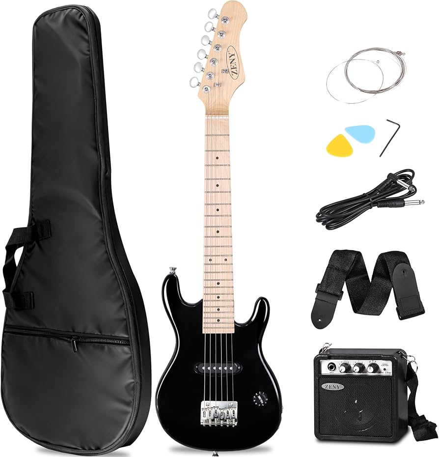 Amazon.com: ZENY 30 inch Kids Electric Guitar with 5w Amp, Gig Bag