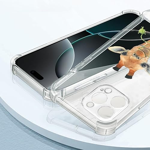 Vista 473 de Roemary Funda púrpura para iPhone 14 Pro Max con diseño de caballo azul, patrón de acuarela con protector de pantalla