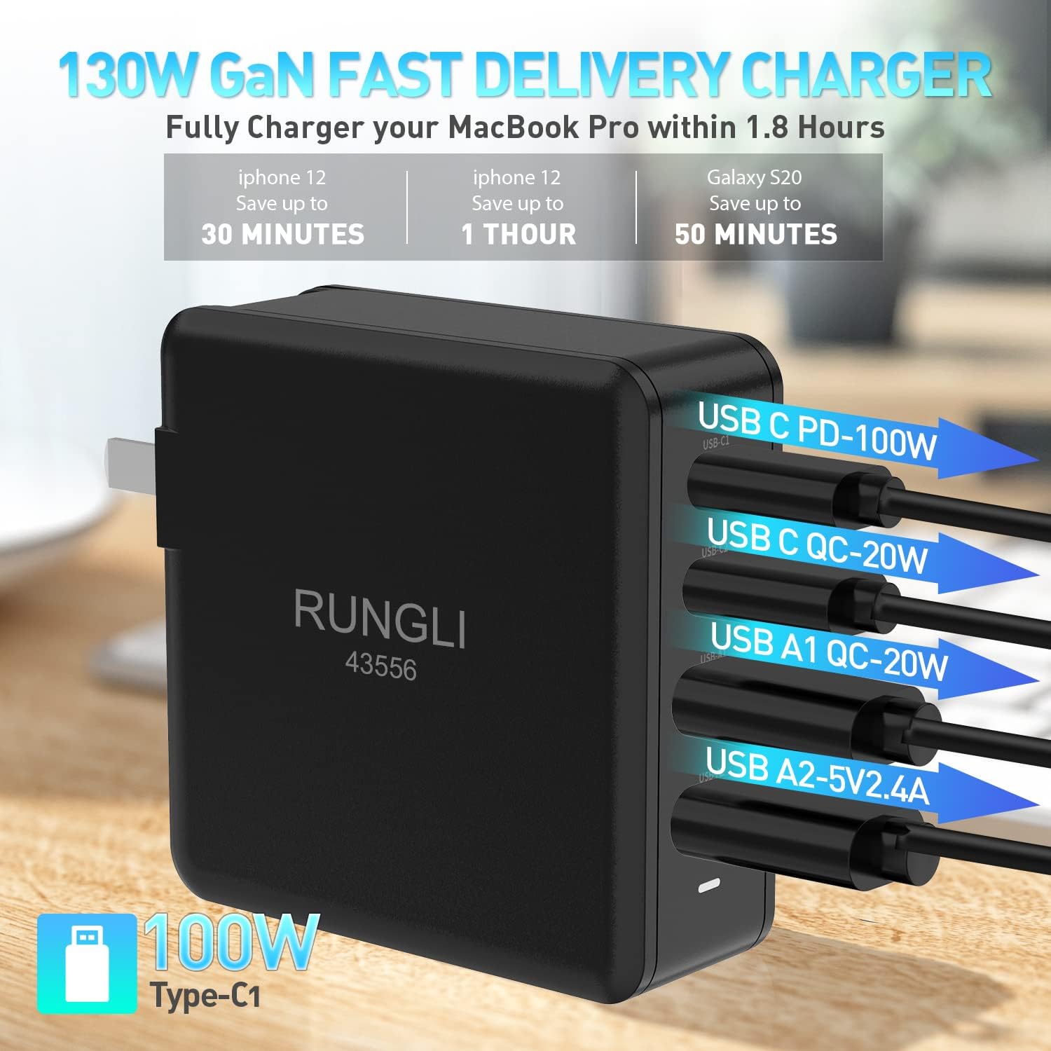 Cargador Rápido Doble USB Para Motorola Moto X4, E4, G5 Y G5 Plus - 2 Puertos 1500mAh
