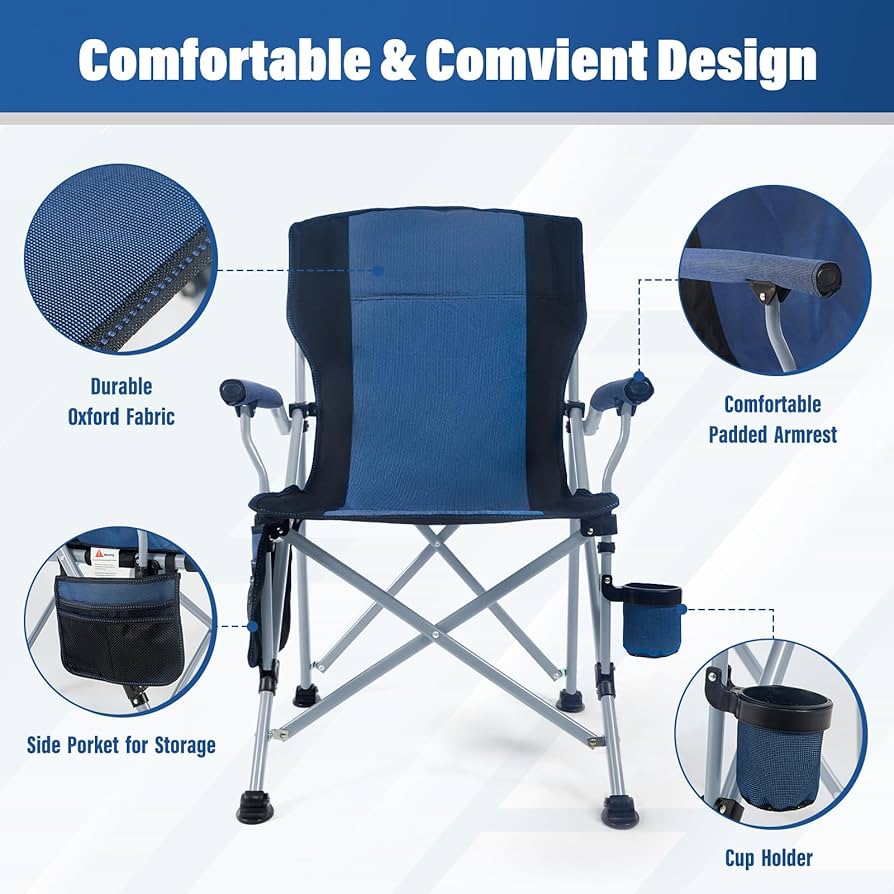 Amazon.com: Camping Chair for Adults,Portable Folding Lawn
