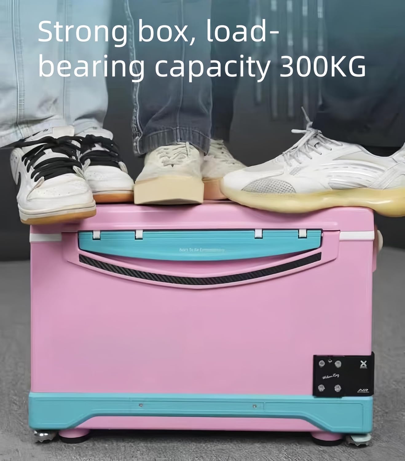 Fishing Tackle Box, Plastic Fishing Tackle Box, Fishing Tackle Storage Box, Outdoor Fishing Storage Box, Fishing Equipment (A 52 * 30 * 37cm)