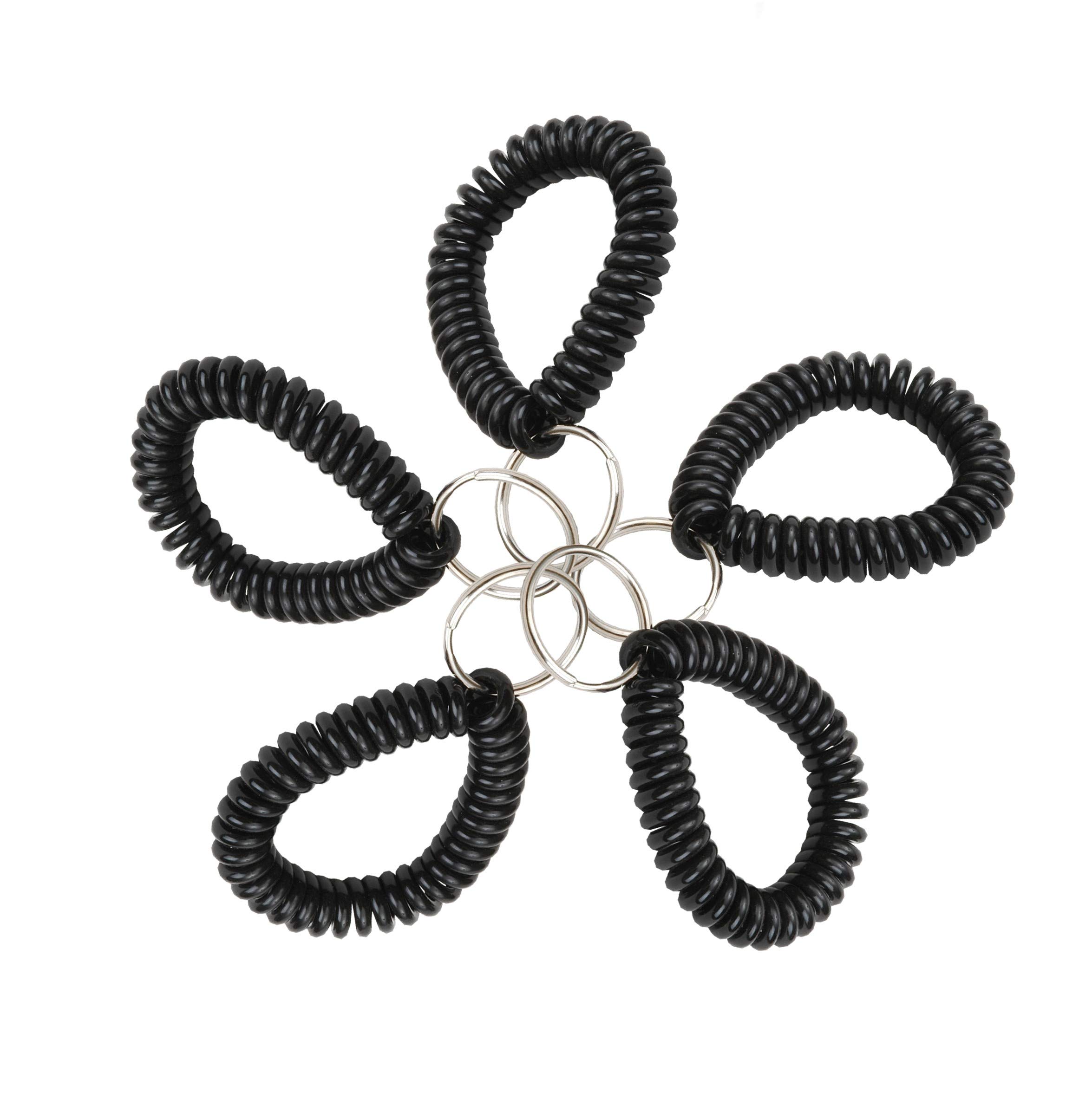 Lucky Line Products, 4102005, Key Chain, Polyurethane, Black, Pack of 5