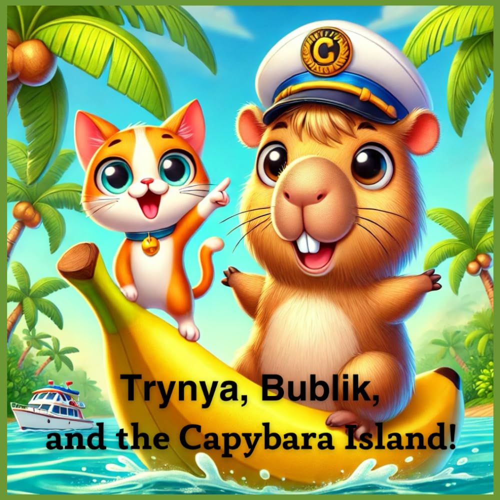 Trynya, Bublik and the Capybara Island!: A Fun Adventure About Friendship and Teamwork!