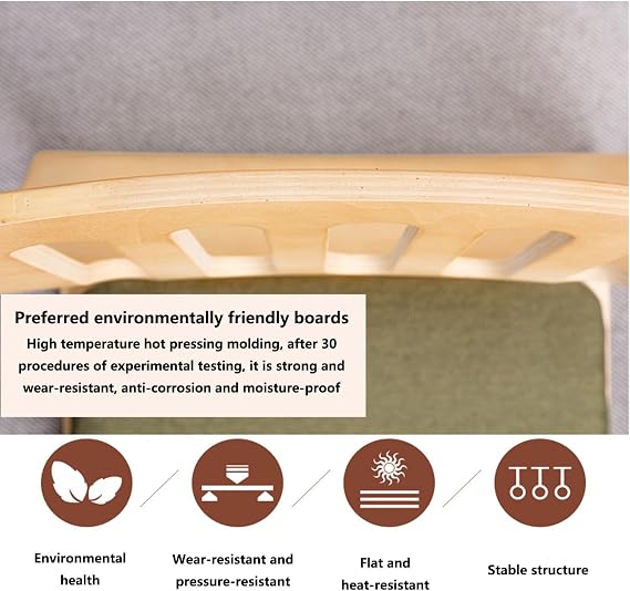 DRXRD Solid Wood Tatami Small Chair, Floor Chair with Back Support, Single Sofa Chairs, Lazy Bay Window Chairs, Floor Seating for Living Room, Bedroom(R)