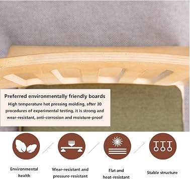 DRXRD Solid Wood Tatami Small Chair, Floor Chair with Back Support, Single Sofa Chairs, Lazy Bay Window Chairs, Floor Seating for Living Room, Bedroom(R)
