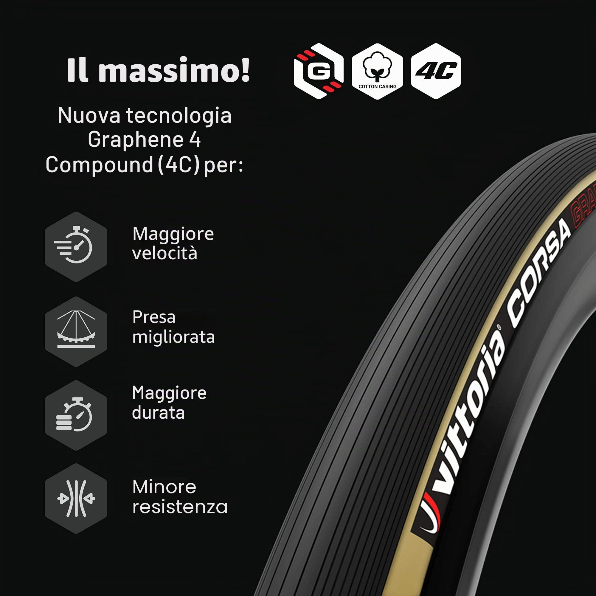 Vittoria Corsa Pneumatico Pieghevole