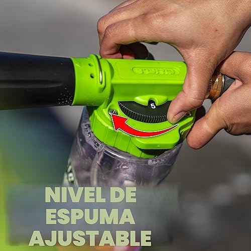 Miniatura 6 de Chemical Guys TORQ Foam Blaster 6 - Cañón de espuma con conexión para manguera de jardín, fácil de usar, rocía espuma espesa para lavar de manera