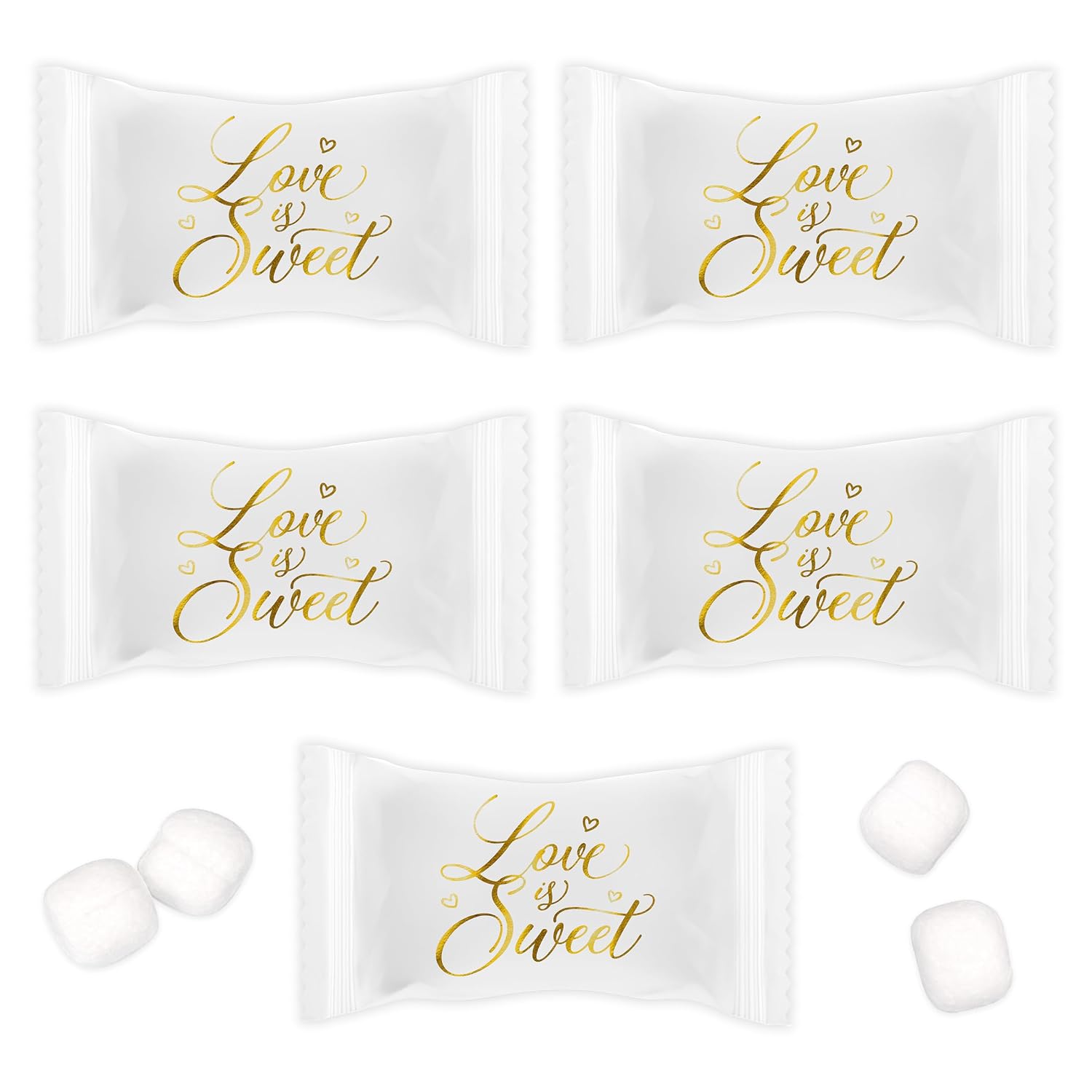 Wedding Buttermints Individually Wrapped Mint Candy