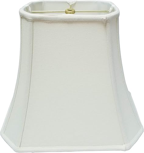 Royal diseños rectángulo Cut Corner Lámpara Sombra, BS-710-14WH