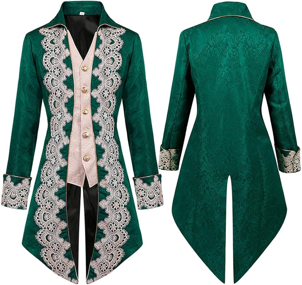 Amazon.co.jp: [Tfshinonome] 中世 貴族 衣装 ドレスコート ロング