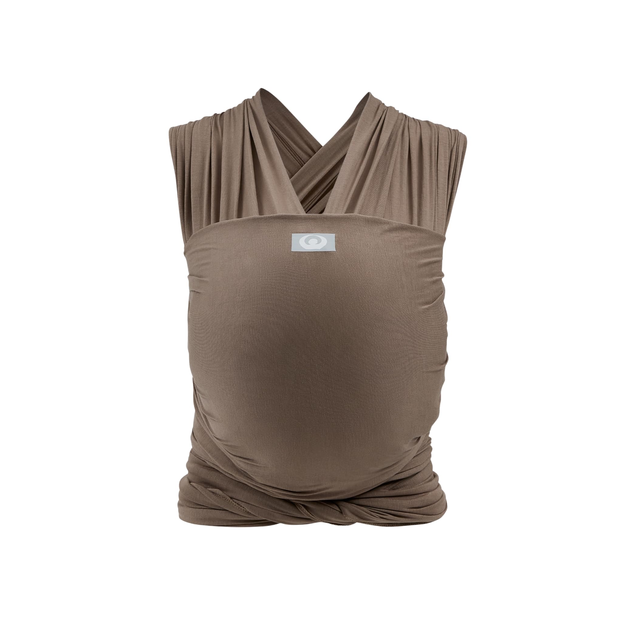 Gaia Baby Carry Stretchy Baby Wrap - 100% Bio-Baumwolle, Hip Dysplasia Institute Zertifiziert, Ergonomische Babytrage (Neugeborene bis 15kg) - Muskatnuss