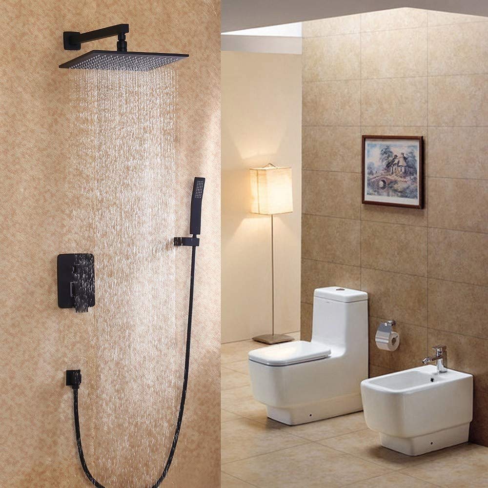 Ensemble de robinetterie de douche effet pluie pour créer un spa à la maison