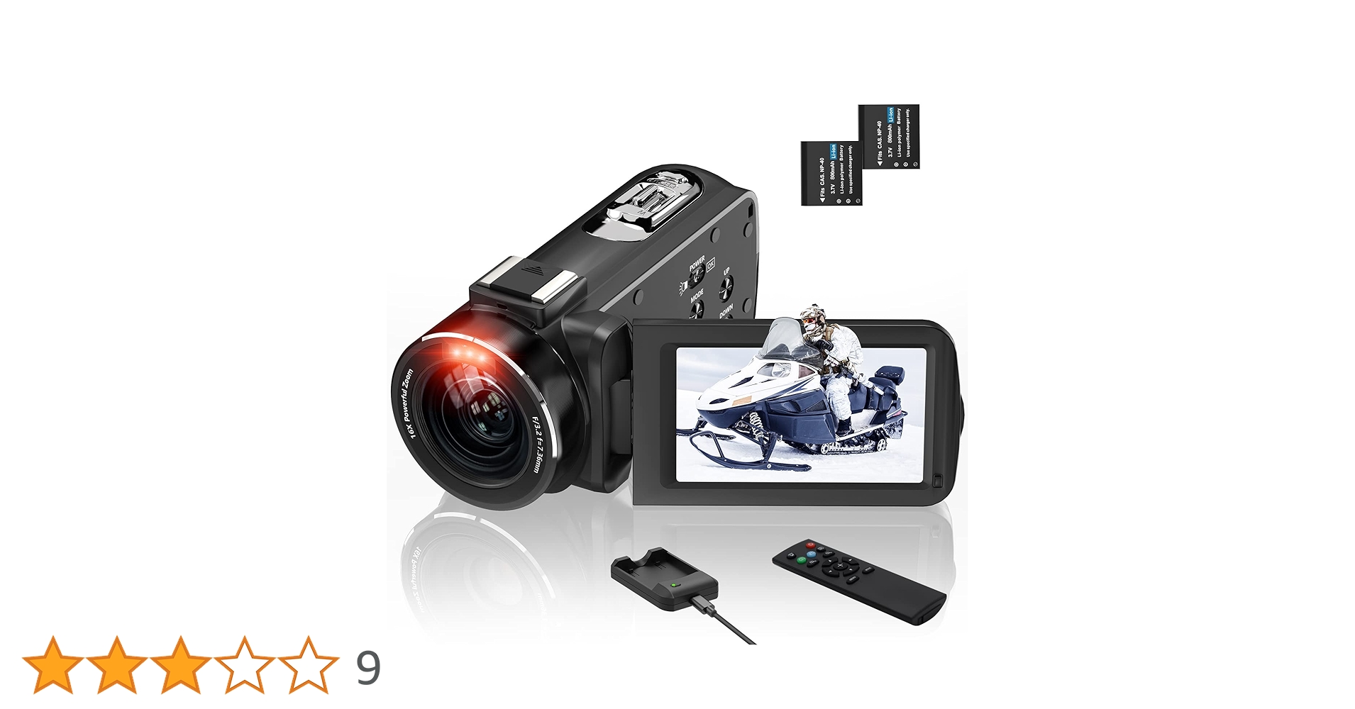 限定1品✨ビデオカメラ2.7KYouTubeカメラ1080P&60FPS 楽天市場】ビデオカメラ デジカメ 2.7K 3600万画素 DVビデオ