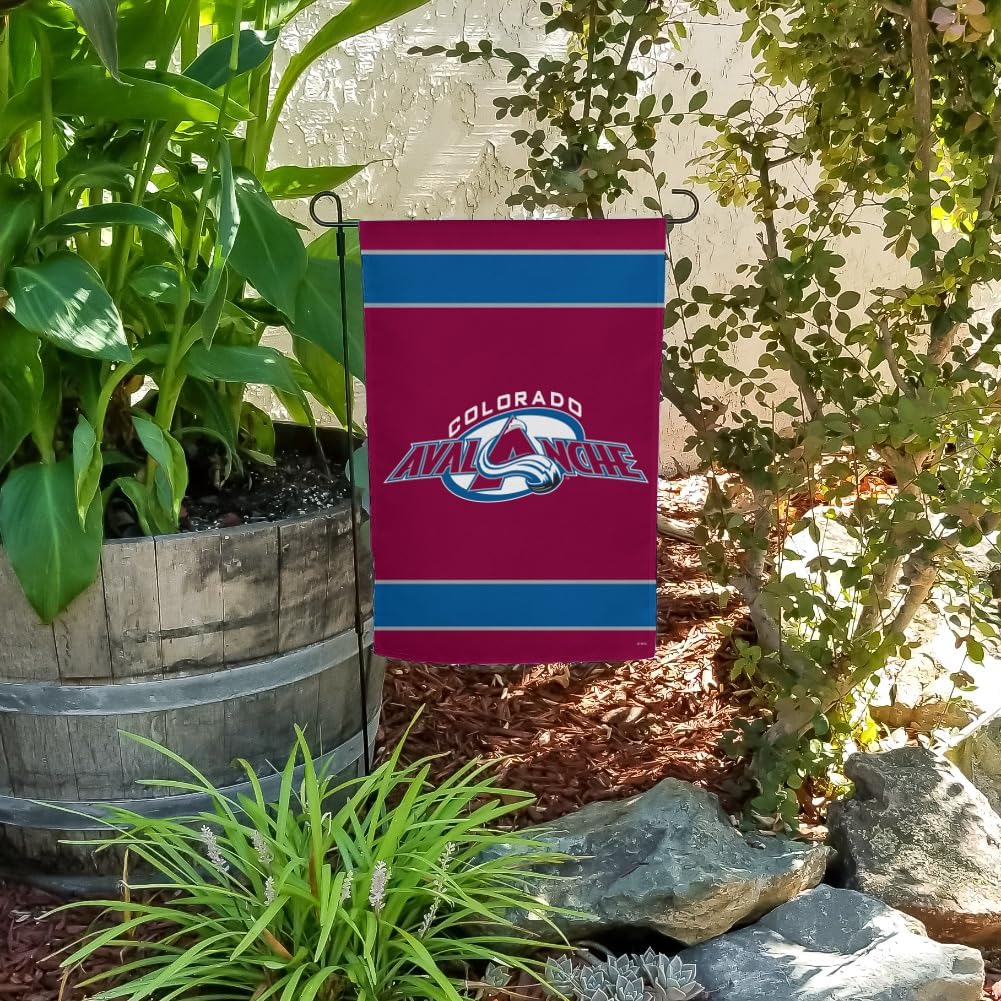 NHL Colorado Avalanche Logos Garden Yard Flag