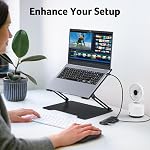 Acer USB Hub 3.0, 4-Port Ultra Slim USB Adapter with Type C 5V3A, USBA Splitter Extender for Laptop, Desktop, Mouse, Keyboard Compatible with Windows, Linux, Acer, Chromebook, Surface-0.7FT