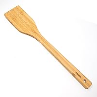 Vista 4 de Norpro Espátula de bambú de 12 pulgadas, mango plano