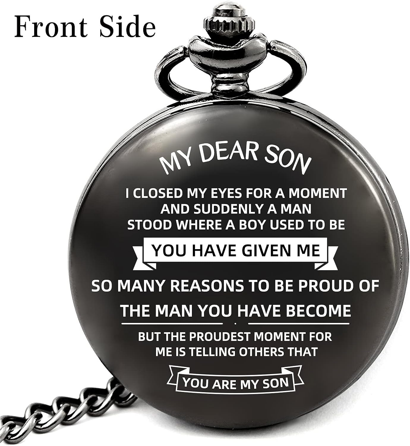 Miniatura 5 de Regalos para hombres que lo tienen todo, reloj de bolsillo personalizado para marido, papá, hijo