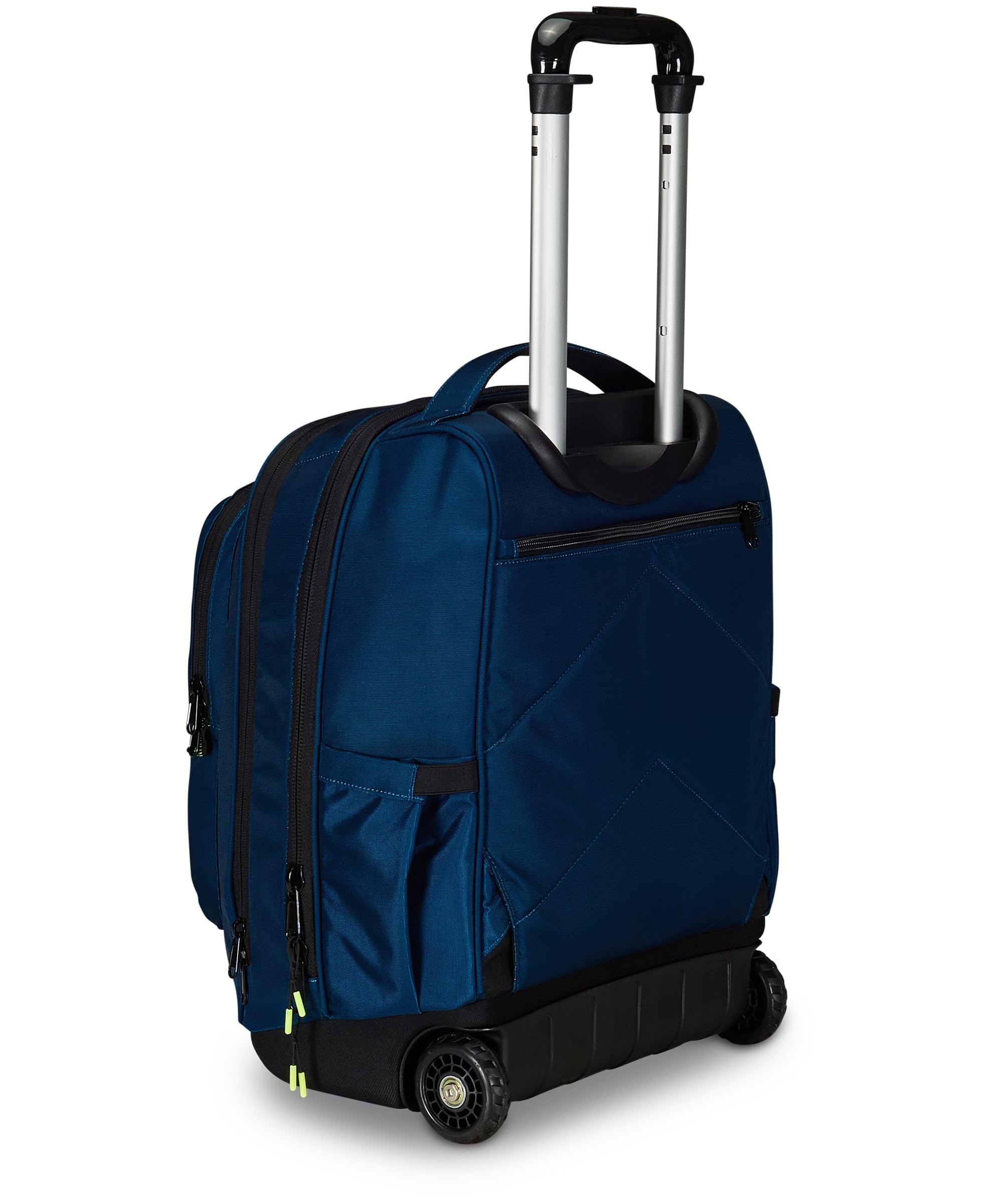 Invicta Trolley Scuola Bump Change Line Color, Blu, 2 in 1, Zaino Doppio Scomparto Con Carrello Fisso, Tasca PC e Borraccia, Organizer e Crossover System, Viaggio