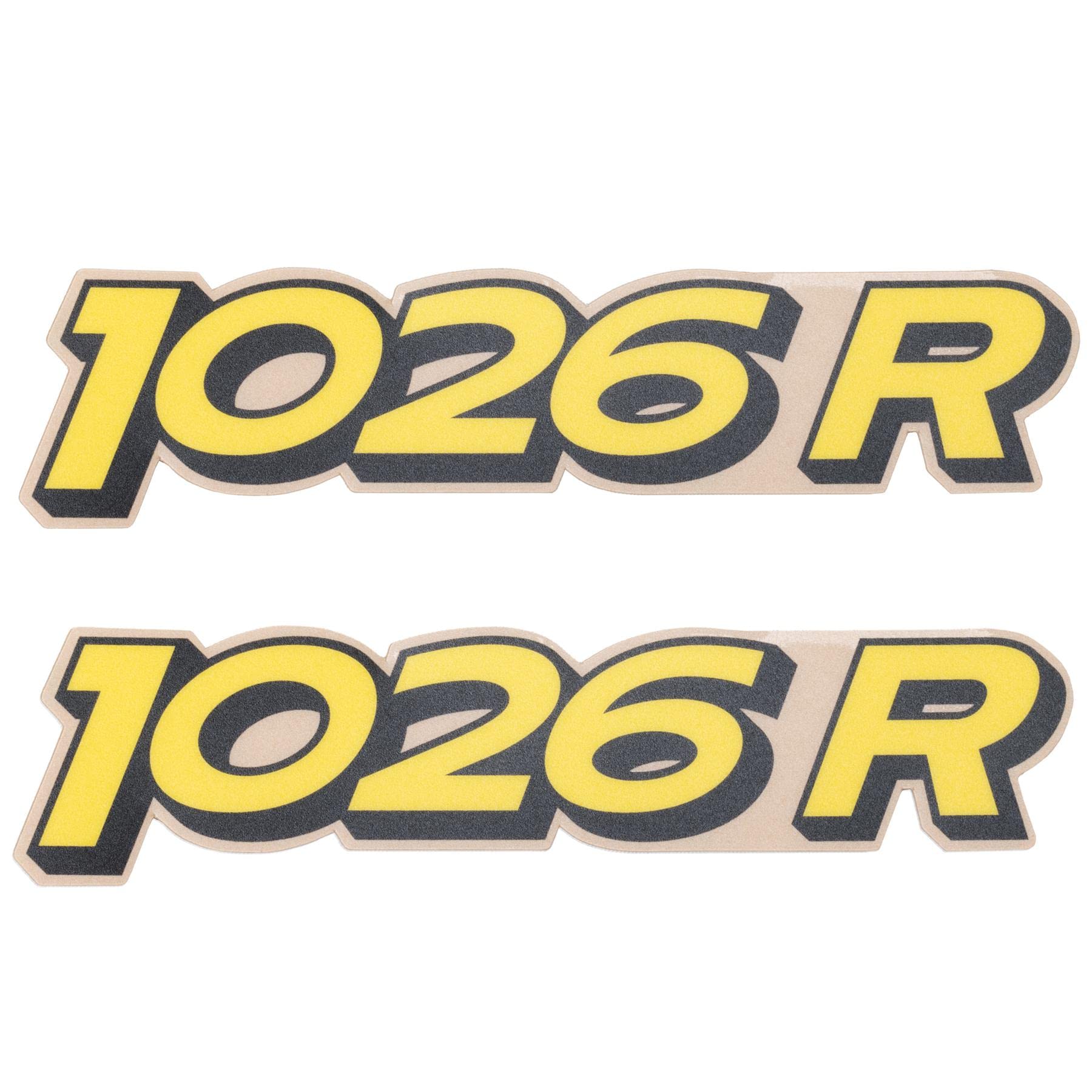 Decal Set John Deere 1026R d'origine LVU21767 pour capot de tracteur compact