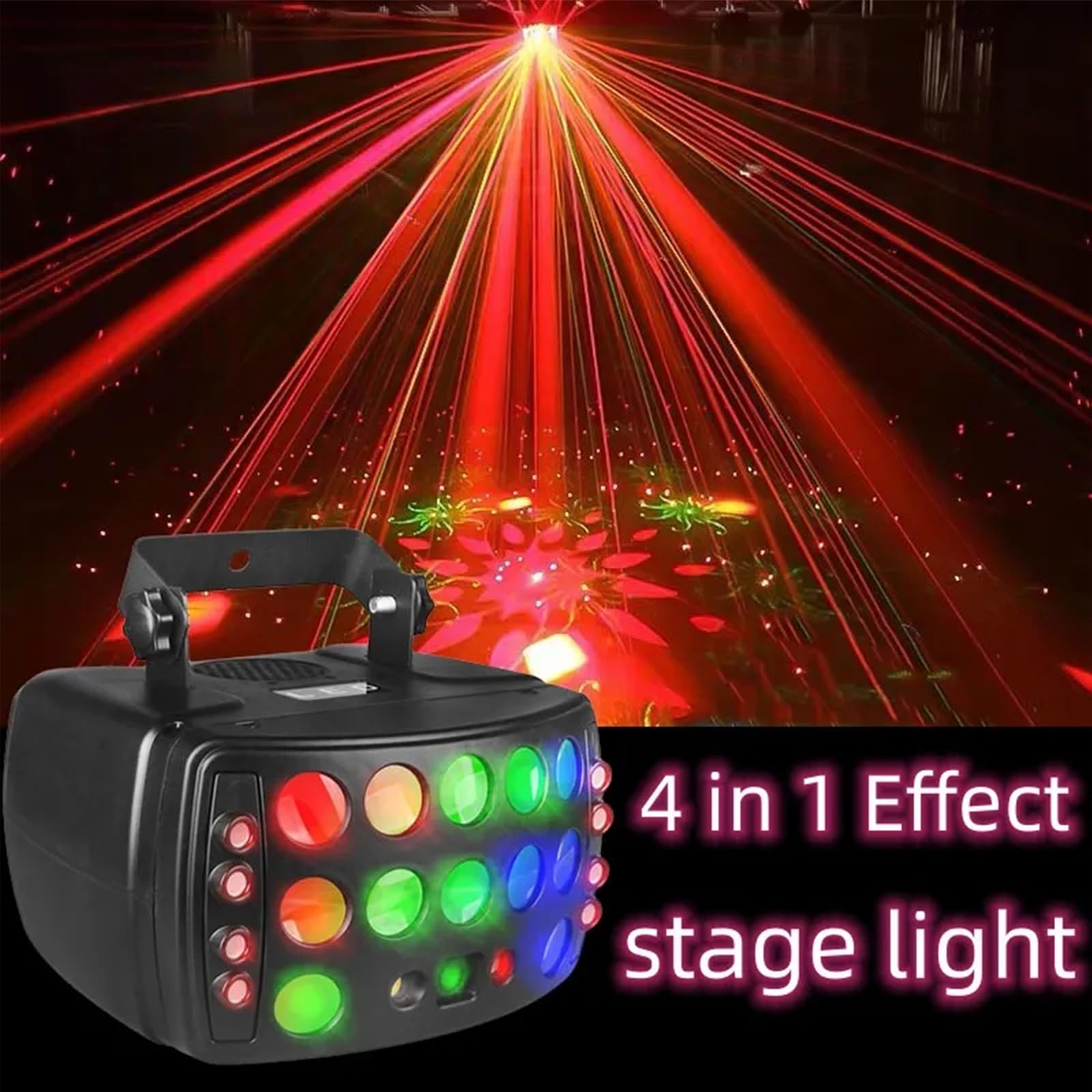 Luce Discoteca Ehaho Con DMX 512 - Effetti Stroboscopici E Controllo Musica Per Feste E Club - Foto 12