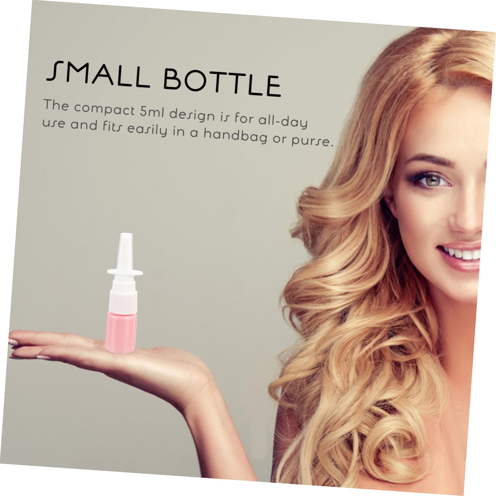 FRCOLOR 50 Stück 5ml Pet Sprühflaschen Leer für Reise und Unterwegs
