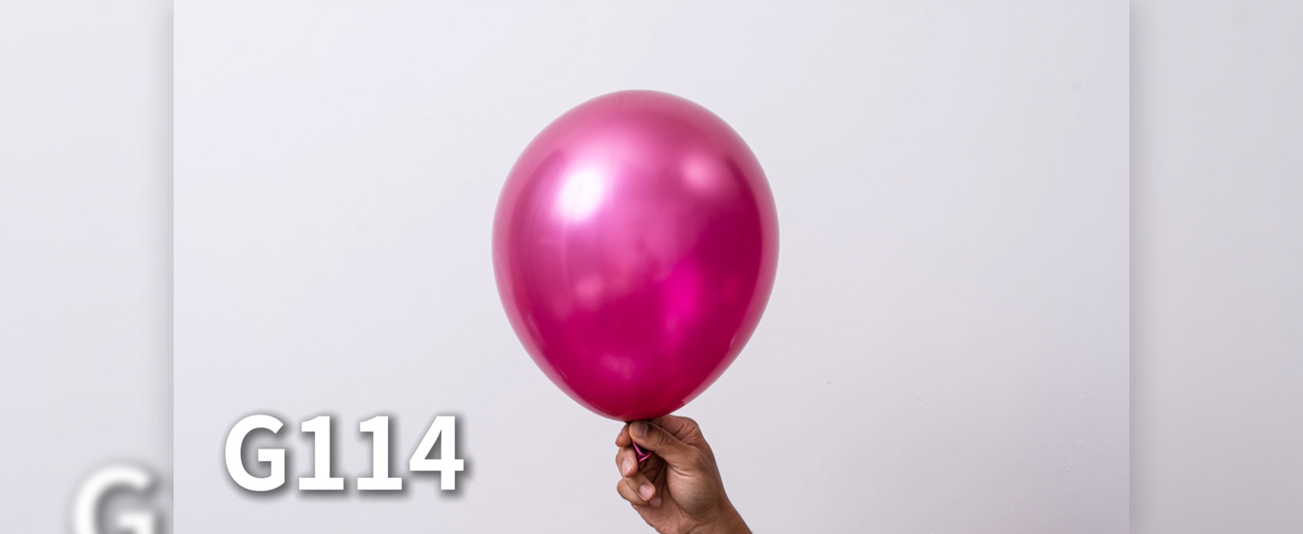 Amazon.com: PartyWoo Metallic Hot Pink Balloons 100pcs Different
