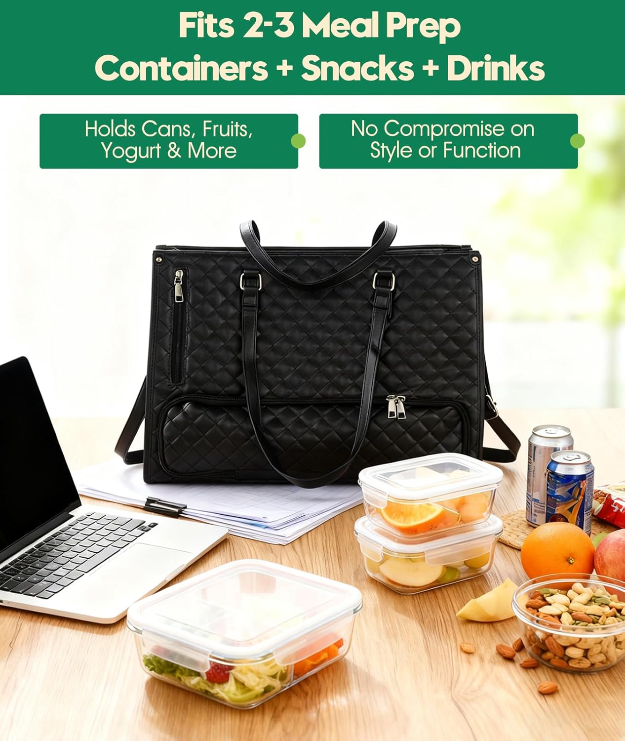 lunch bag women, lunch bag, lunch tote bag, lunch tote bag for women, Durable & Waterproof, Perfect for Commuting, Travel, and Shopping - Image 8