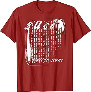 Bush – White Logo On Red T-Shirt