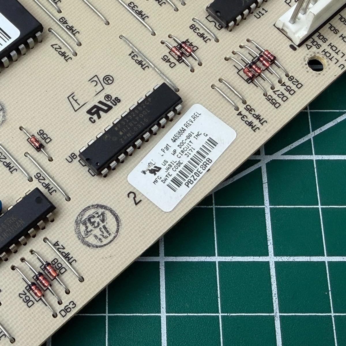 Replacement for Whirlpool Double Oven Control Board 4453664 R #used # Test