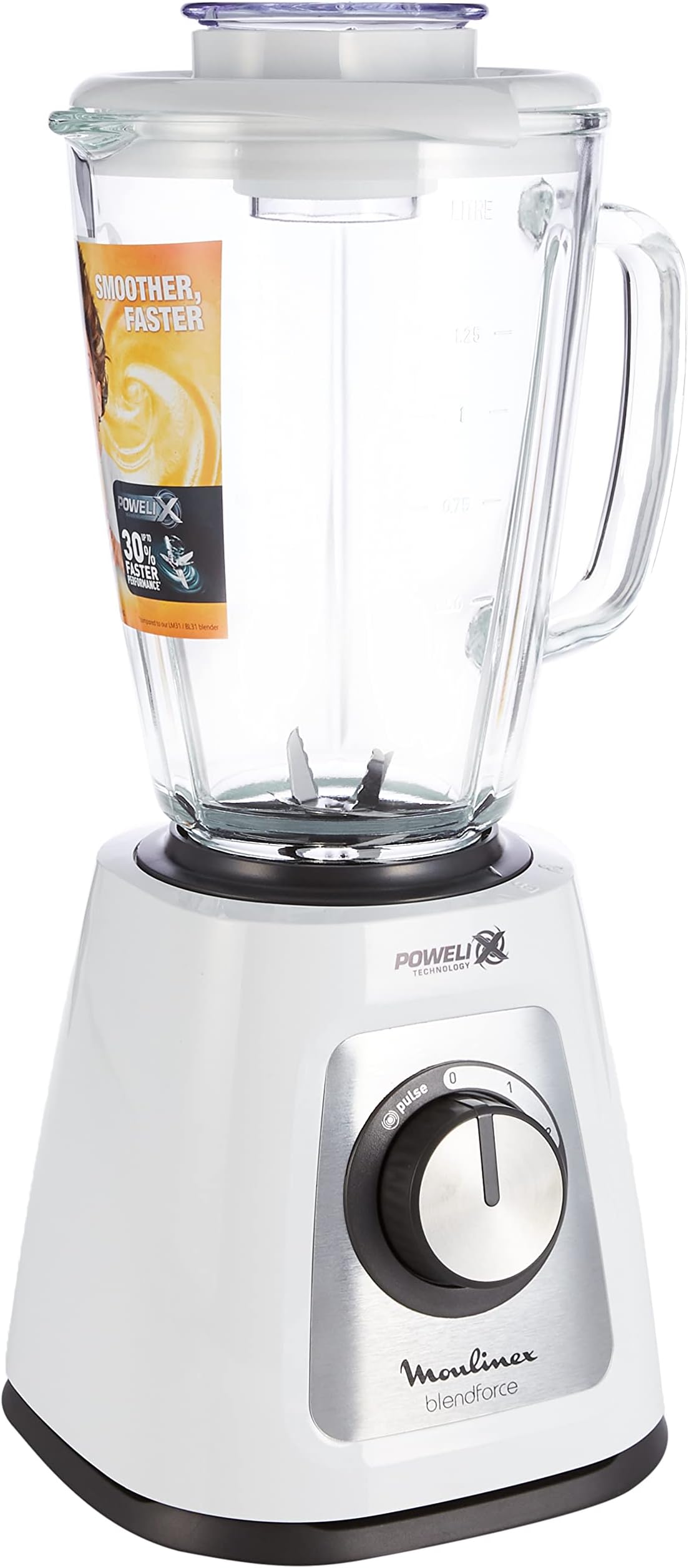 Blendforce Glass Blender, White, 1.75 L, 700 W, LM435127