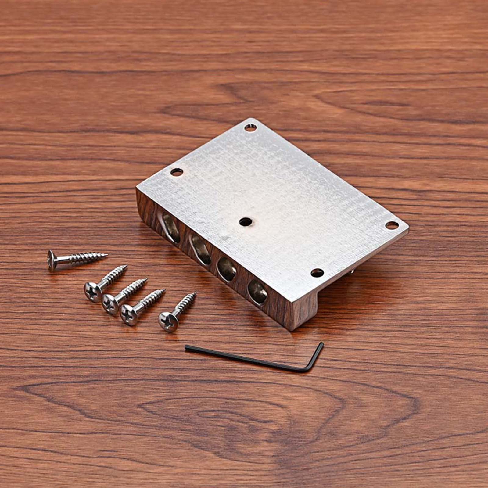 Ponte 4 String Bridge Per Chitarra Per Basso Elettrico Strumento Ukulele ACCS 3 Colori Sostituzione Delle Parti Ponte - Foto 3