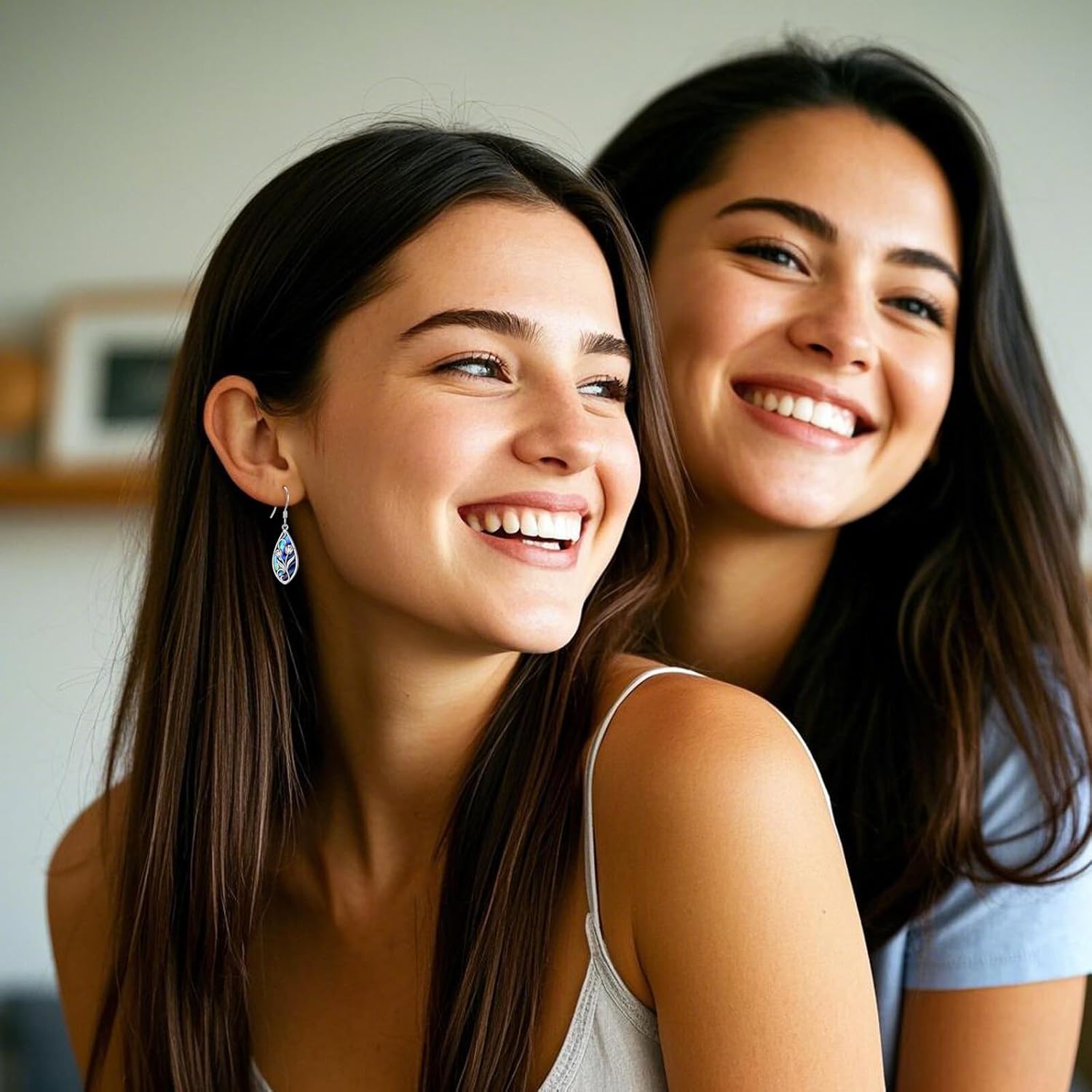 MONGAS Tulip Earrings Sterling Silver Filigree Tulip Teardrop Earrings Flower Jewelry for Women - Image 5