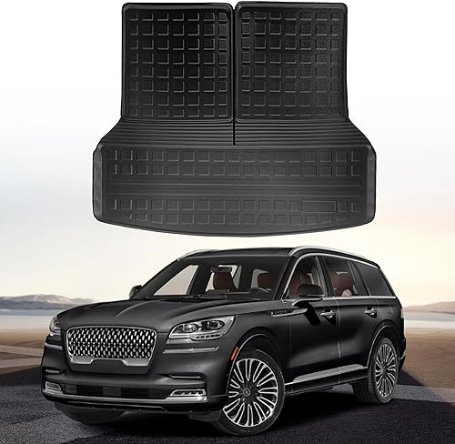 Miniatura 2 de Forro de carga prémium para Lincoln Aviator 2020-2025 – 100% de protección, alfombrilla de maletero de automóvil de ajuste personalizado,