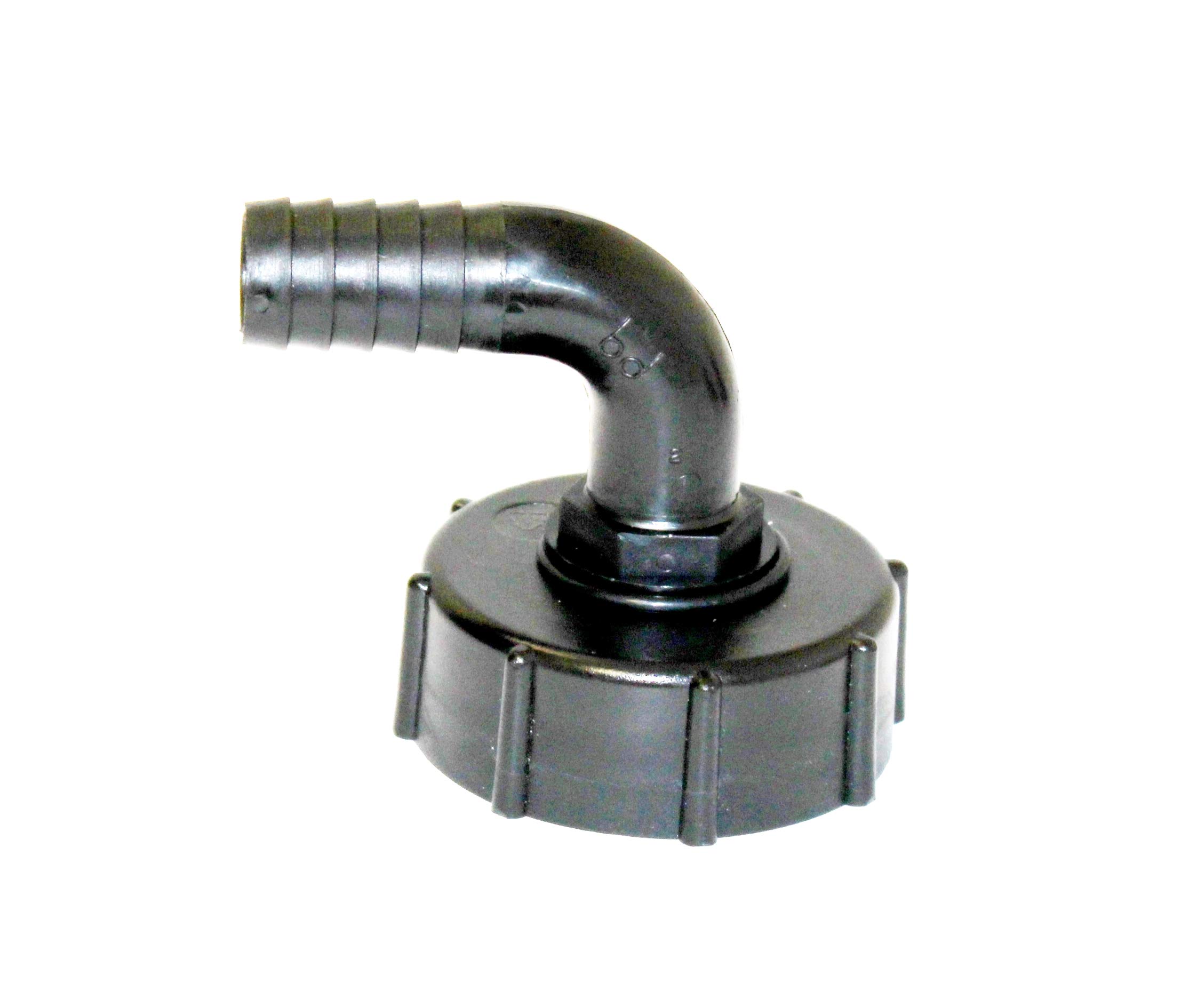 Farm & Field Hardware IBC Adapter Angled to Hose Pipe 3/4" (20mm)