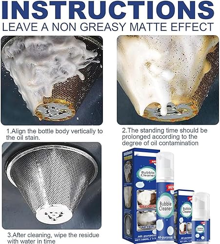 Miniatura 4 de Limpiador de burbujas súper espuma, espray de limpieza multiusos sin enjuague, espuma de limpieza de enjuague multiusos, limpiador de espuma