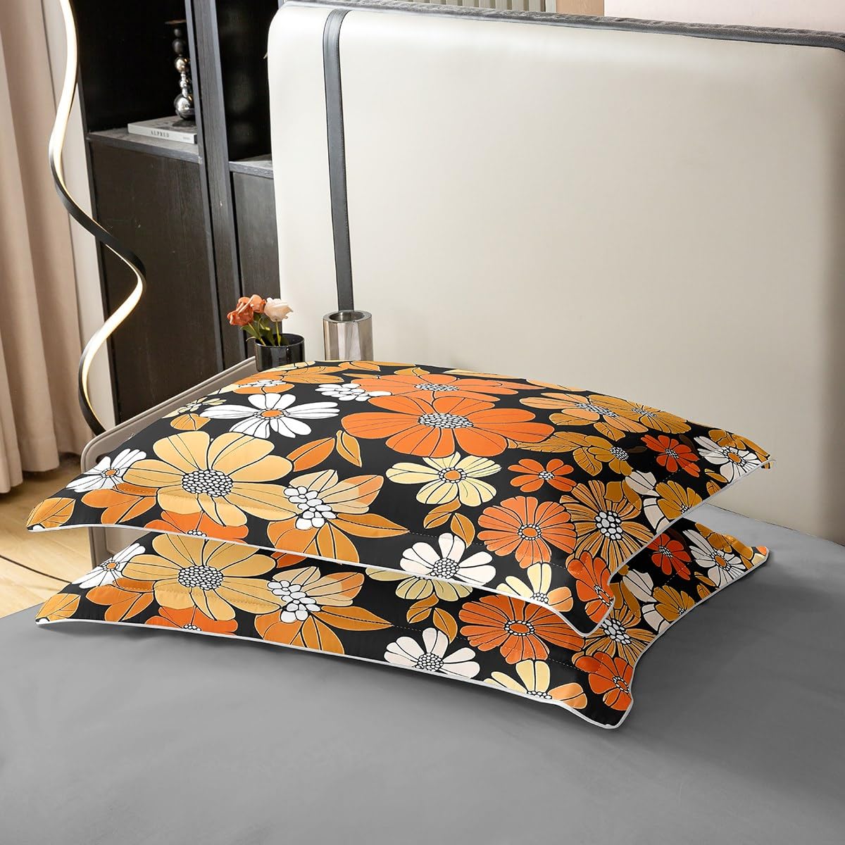 Amazon.com: 100% Cotton Vintage 60S 70S Groovy Floral Bedding Set