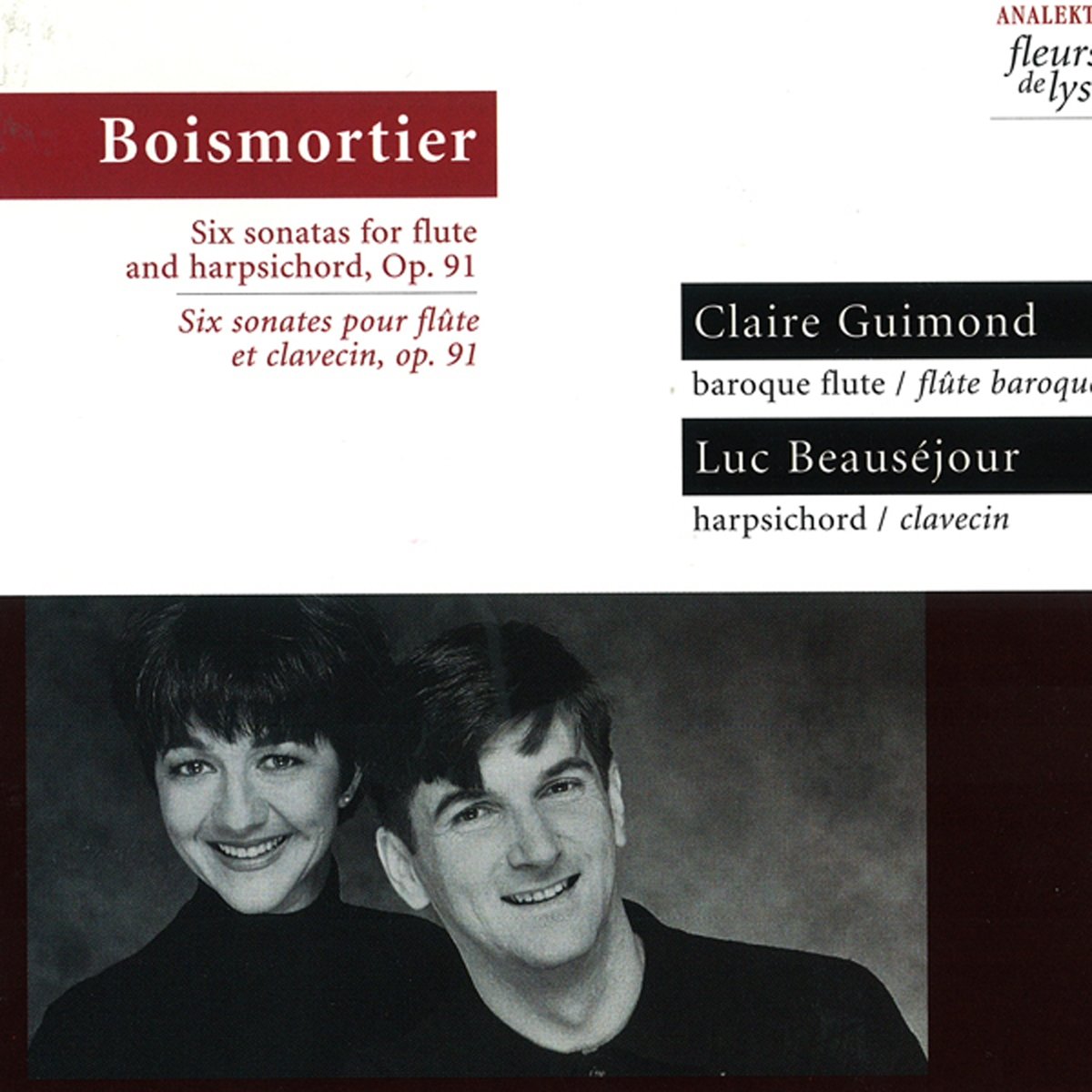 Six Sonatas For Flute & Harpsichord Op.91 [Audio CD] BEAUSEJOUR,LUC