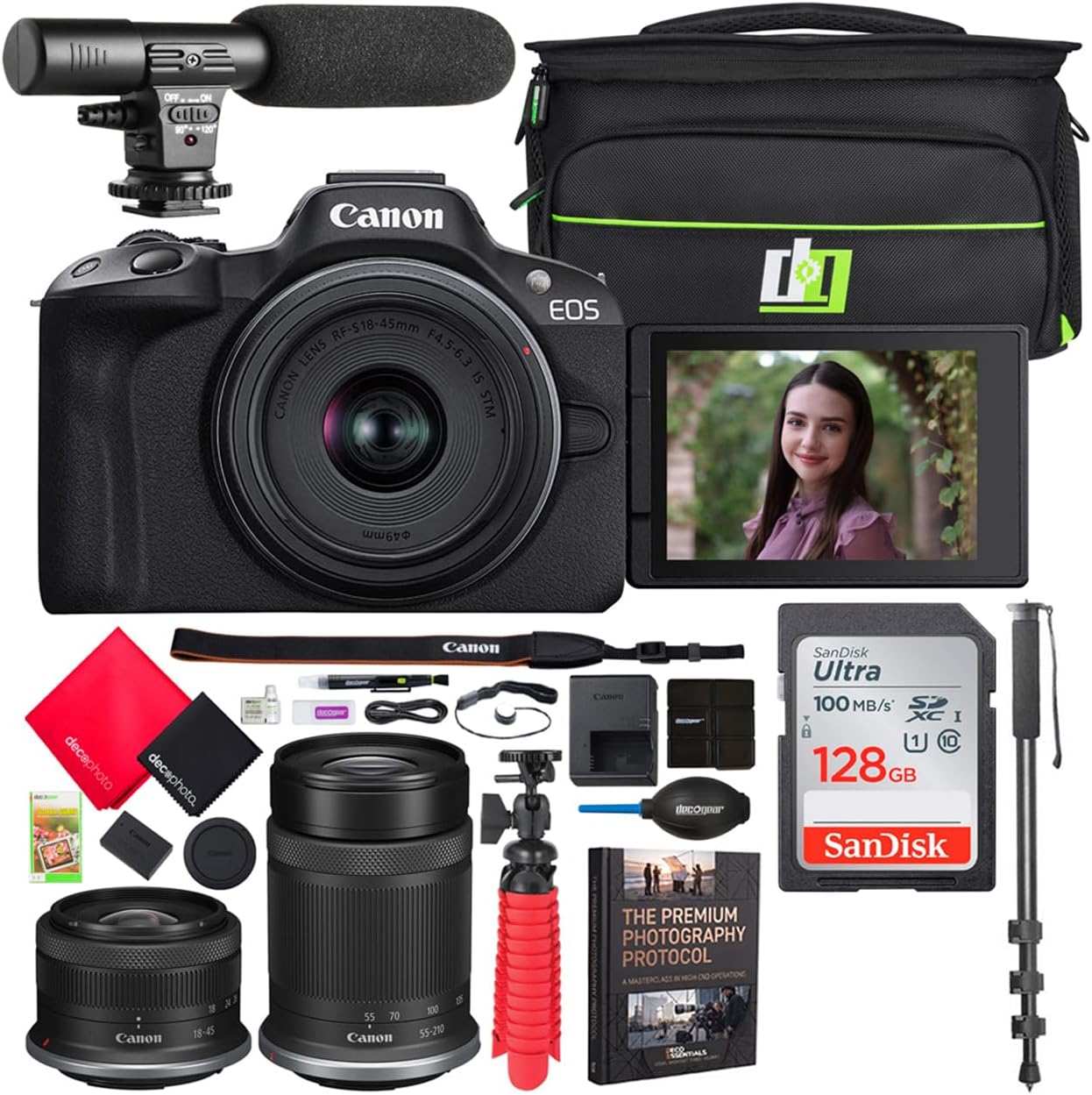 Canon EOS R50 Vlogging Camera Bundle