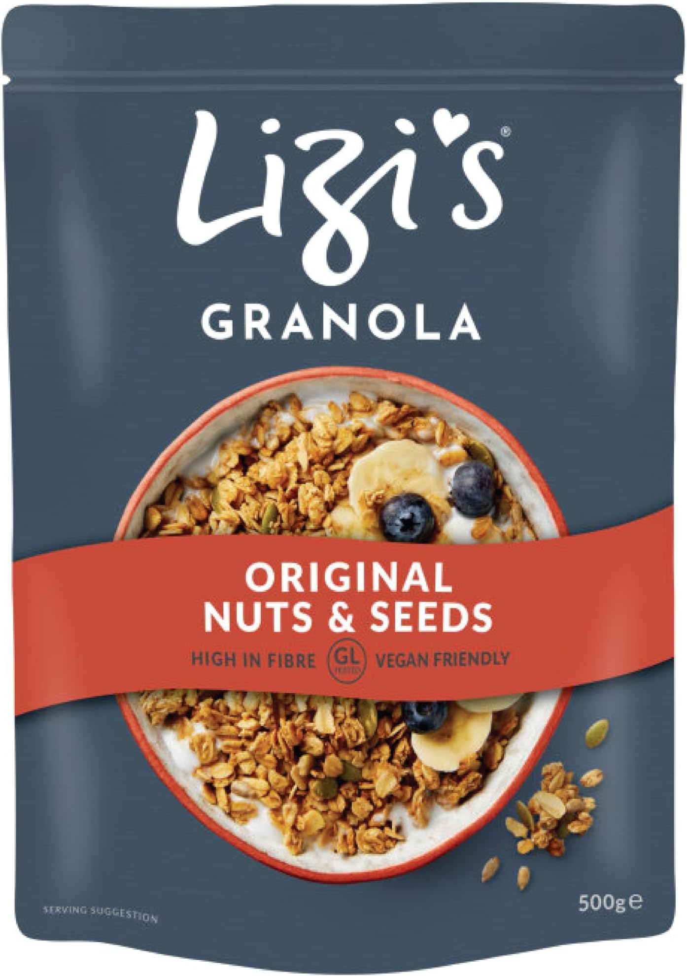Lizi's Granola - Original Nuts and Seeds 500g