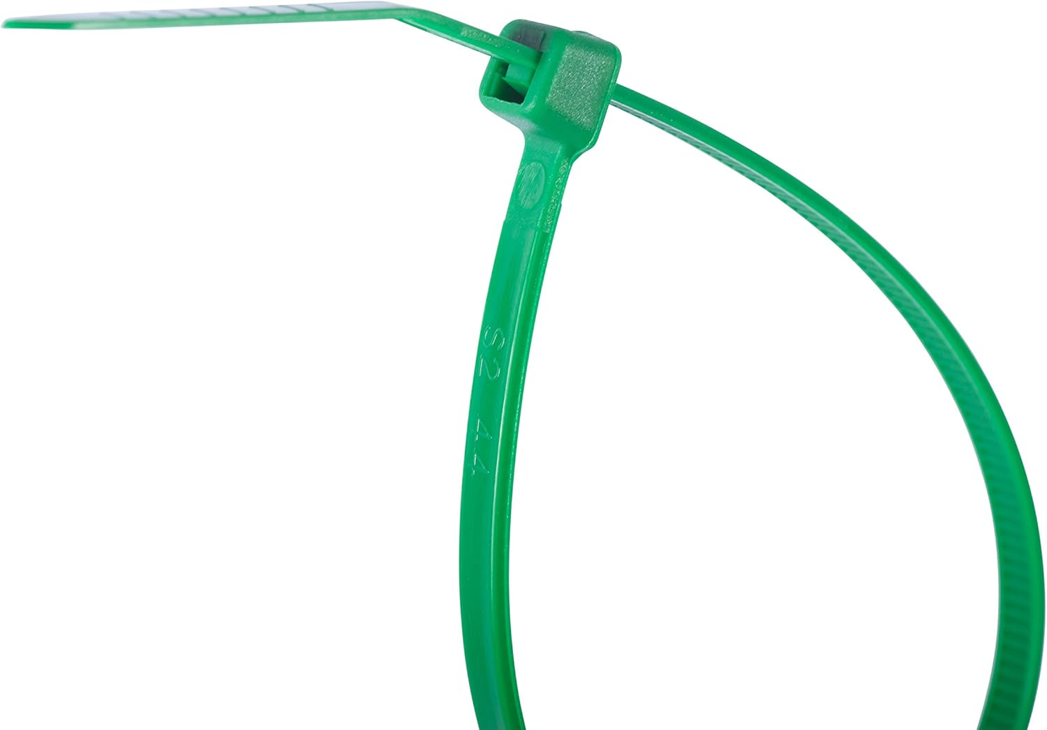 SecuriTie CT4-18100G Cable Ties, 4 Inch., 18 Lbs. Tensile Strength, Wire & Cord Management / Industrial / Household Use, Nylon Zip Tie, 100 Pk, Green