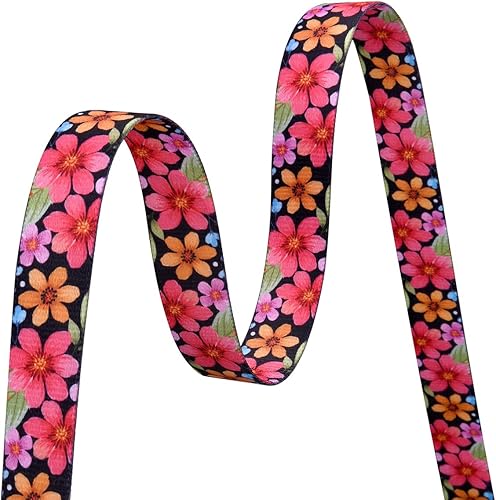 Miniatura 3 de Collar de perro para perros pequeños, collar suave y cómodo para mascotas para perros pequeños, medianos y grandes, patrón floral para perros macho,