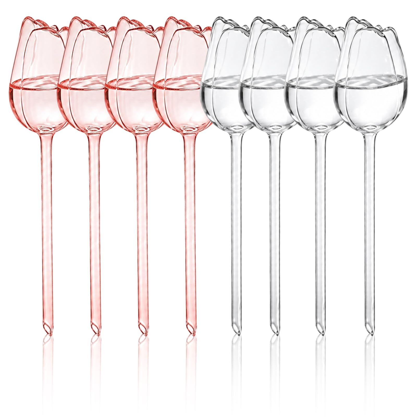 Self Watering Plant Spikes, Plant Watering Devices for Vacation Care, Plant Watering Globes Set of 8 with Self Watering System for Plants, Drip Water Indoor Plant Watering Devices